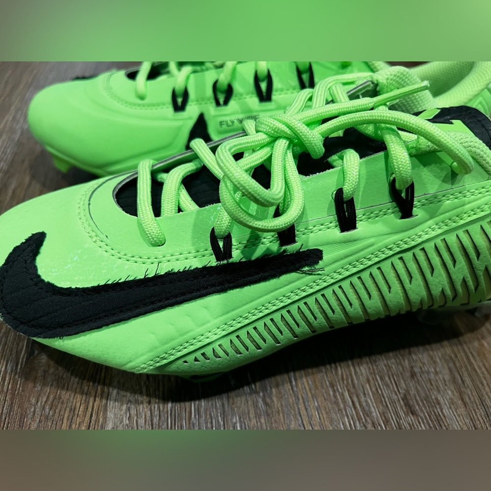 New Nike Vapor Edge 360 VC Football Cleats ‘Lime Blast’ FQ8764-300 Mens Size 7 - Picture 6 of 7